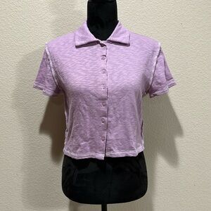 Forever 21 Purple Button Up